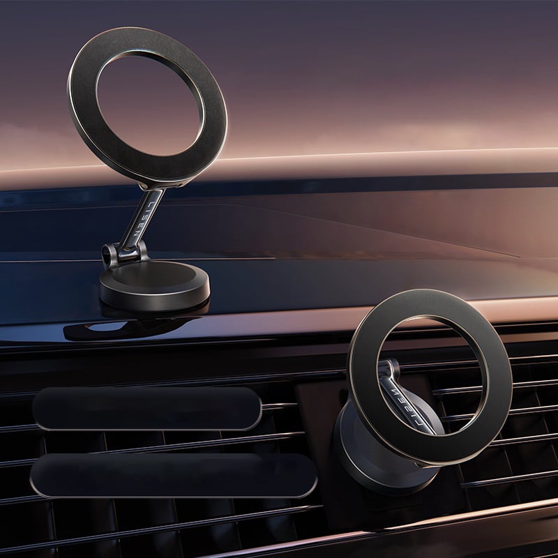 accessories : PhoneHolder - Voor alle mobiele telefoons in Grijs+Zilver van Pantino