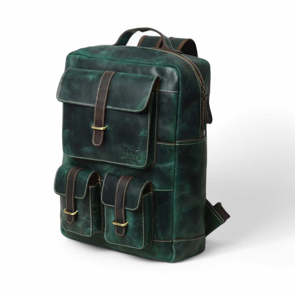 bags : Greenfield | Leren Rugzak in van Pantinoshop