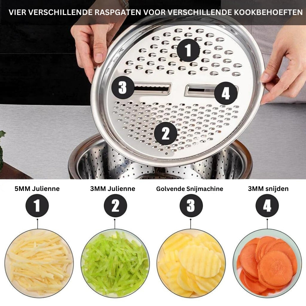 home & garden : Master Chop - 3-in-1 Roestvrijstalen Snijlade in van Pantino