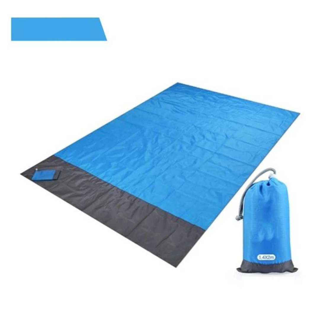 outdoor equipment : Towey - Waterdichte strandmat, draagbare picknickmat voor buiten in Blauw van Pantino