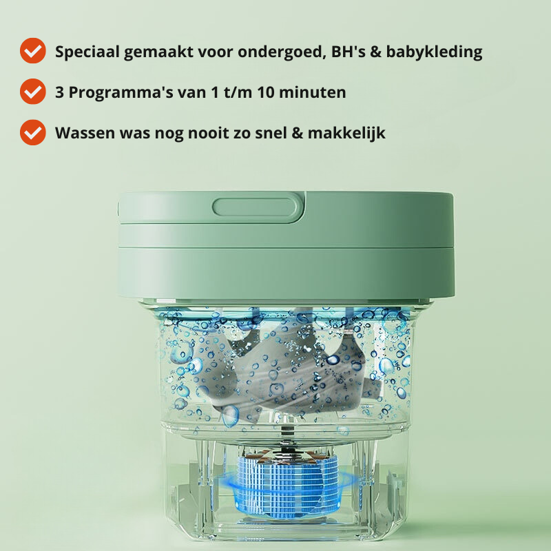 home & garden : FoldaWash | De handige opvouwbare mini wasmachine met droger in van Pantino