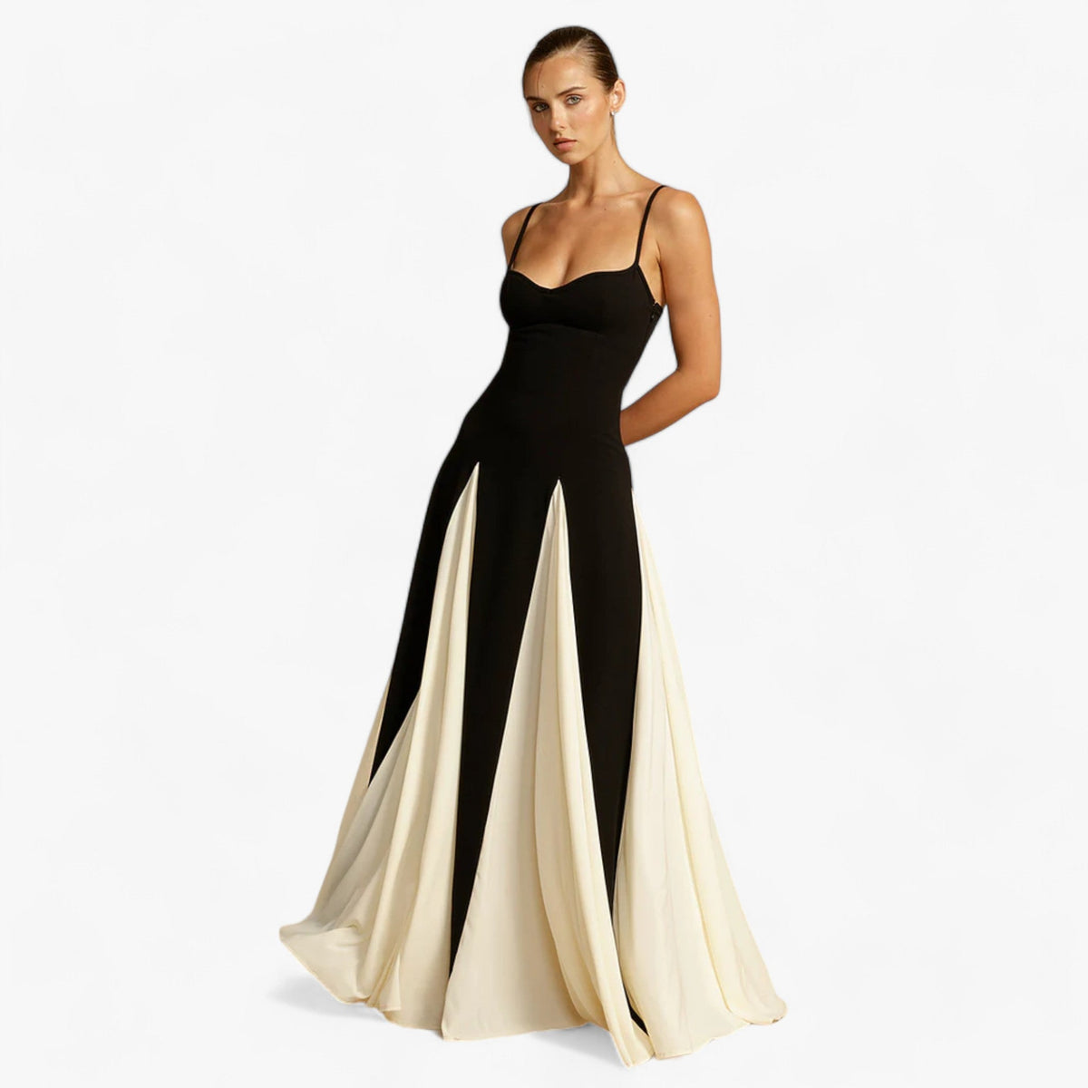 men's fashion : ALESSIA Maxi Strapless Jurk - Sensuele Elegantie en Verfijning in van Pantino
