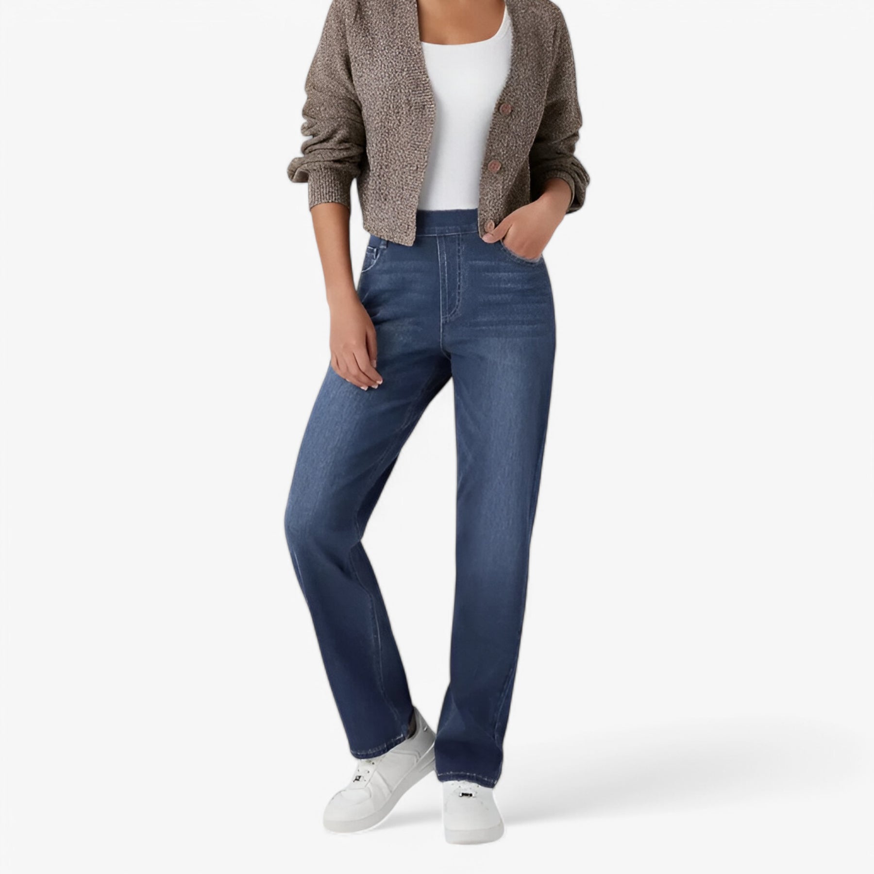 (pinterest) Nina | Broek met hoge taille - Rekbaar & Comfortabel - € : Nina | Broek met hoge taille - Rekbaar & Comfortabel in van Pantinoshop
