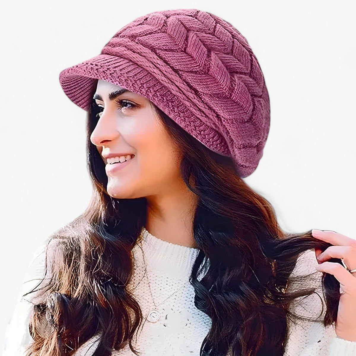 men's fashion : Wintermuts voor dames in Paars van Pantino