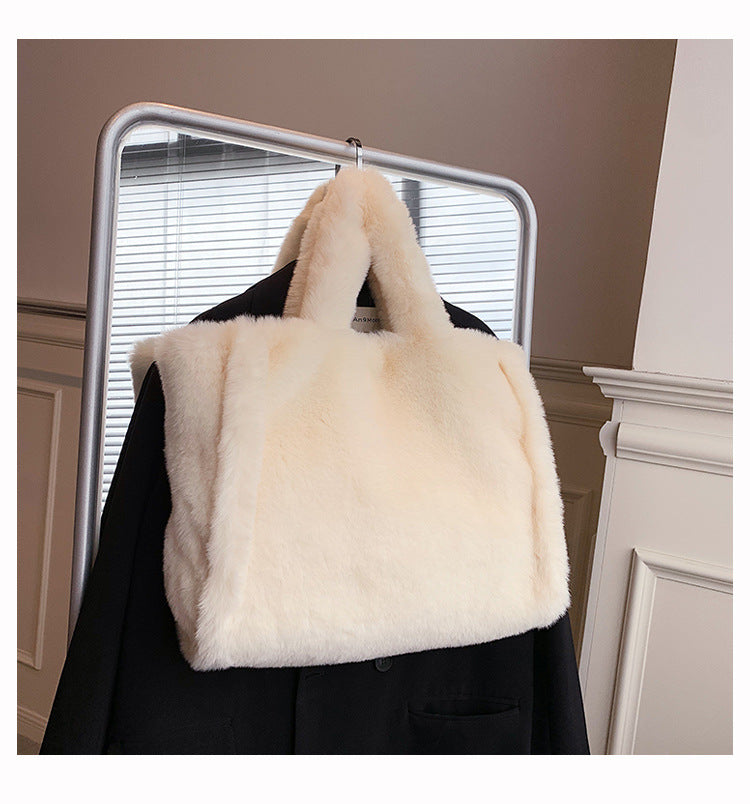 bags : LucaFrosti™ Stijlvolle Dames Wintertas in Gebroken wit van Pantino