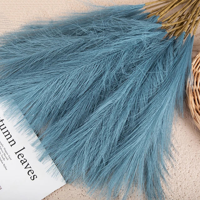 home & garden : FluffBloom - Pluizige Pampas Kunstbloemen in Lichtblauw van Pantino