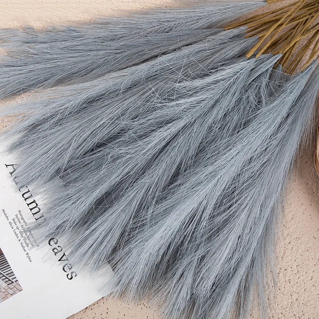 home & garden : FluffBloom - Pluizige Pampas Kunstbloemen in Grijs van Pantino