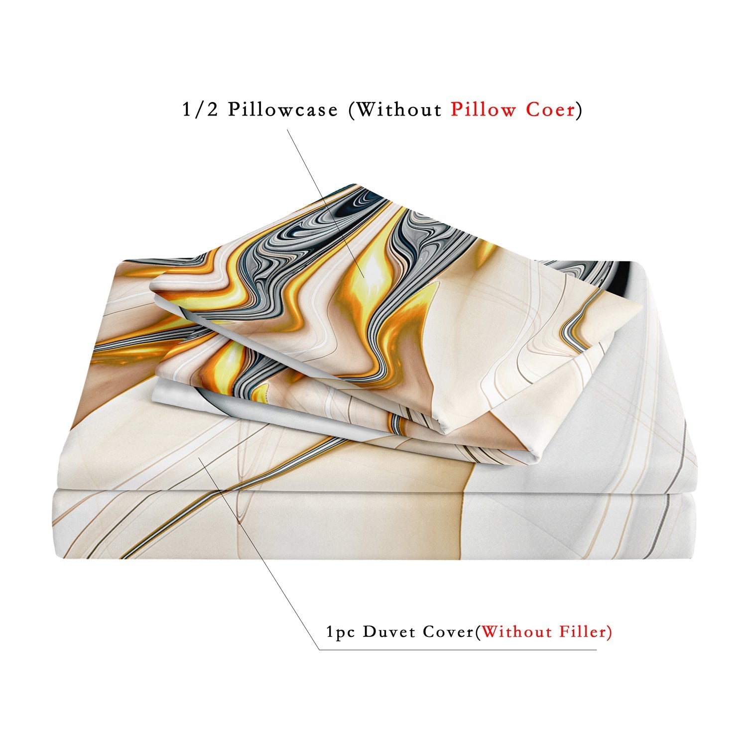 home & garden : Luxe Layers - Arty Vivid Dreams Zachte Dekbedovertrek Beddengoed Set in van Pantino