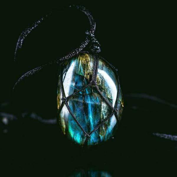 accessories : Drakenhart Labradoriet Ketting in van Pantino