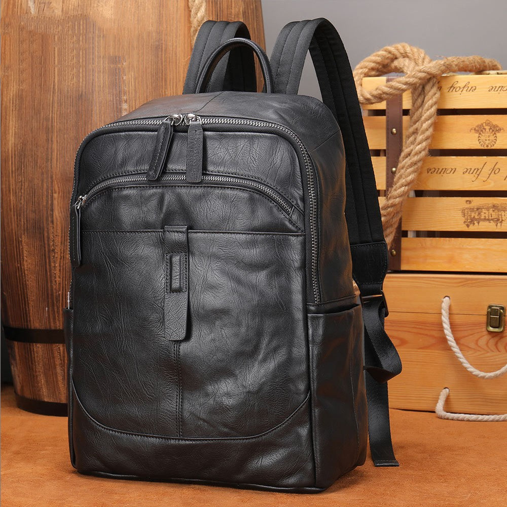bags : Executive Craft lederen rugzak in van Pantino