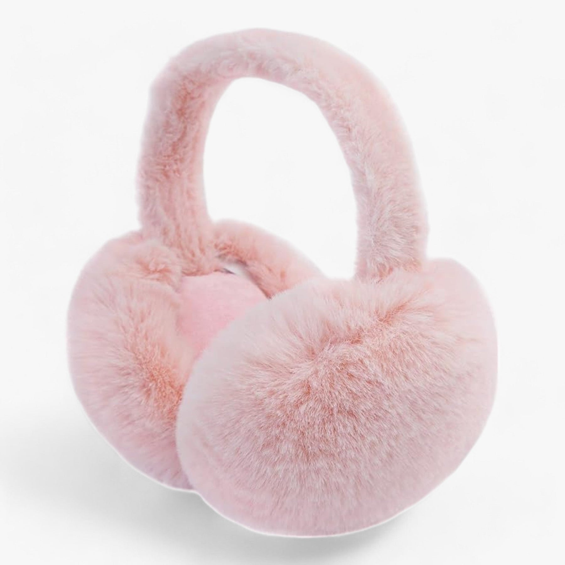 accessories : Mila | Zachte pluche oordopjes - Bescherming tegen de kou in Roze van Pantino