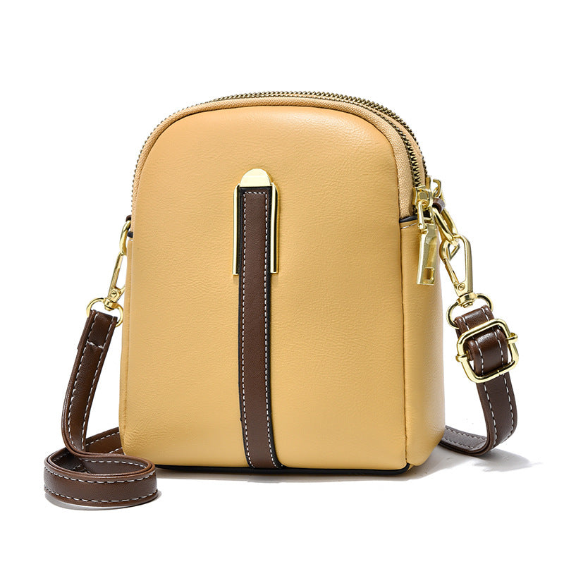 bags : Floren - Mini Crossbody Tas in Geel van Pantino
