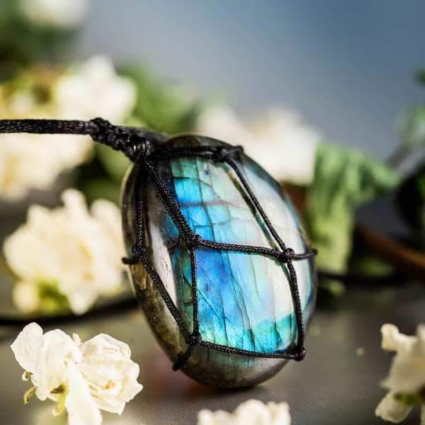 accessories : Drakenhart Labradoriet Ketting in van Pantino