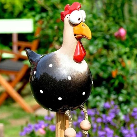 home & garden : Grappige kip | Tuinstekers van hoogwaardige materialen - de meest unieke blikvanger van het jaar in van Pantino