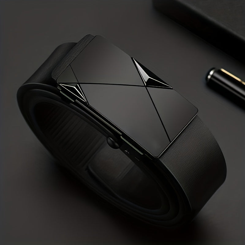 accessories : Herenriem Van Echt Leer Met Automatische Gesp in van Pantino