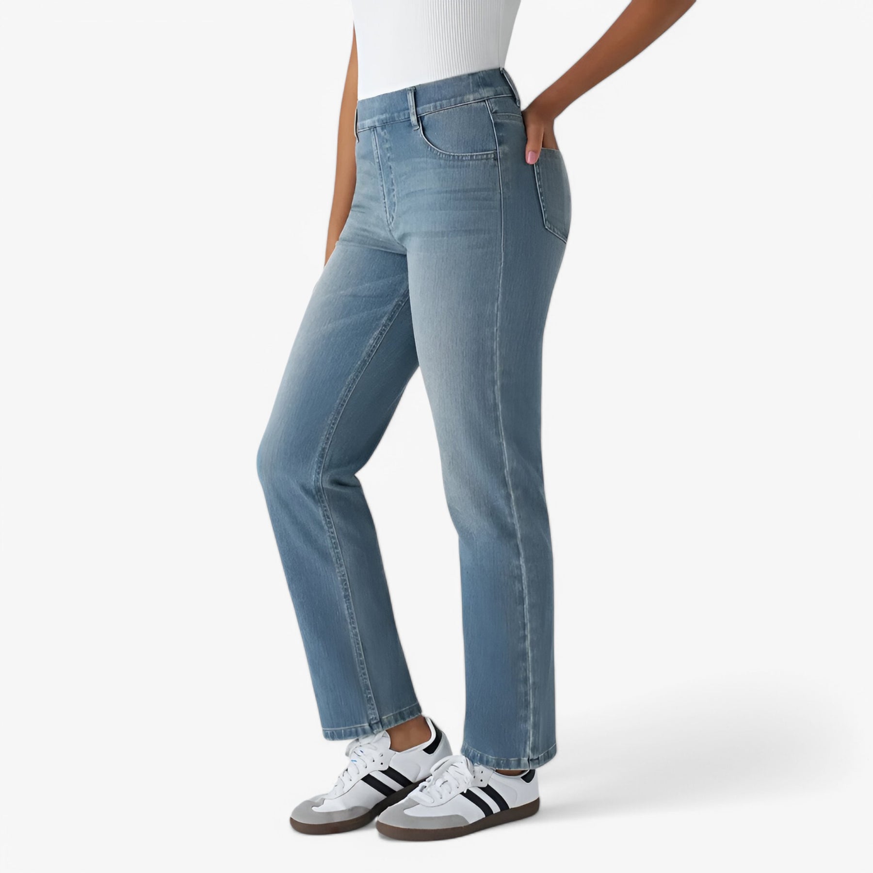 (pinterest) Nina | Broek met hoge taille - Rekbaar & Comfortabel - € : Nina | Broek met hoge taille - Rekbaar & Comfortabel in van Pantinoshop