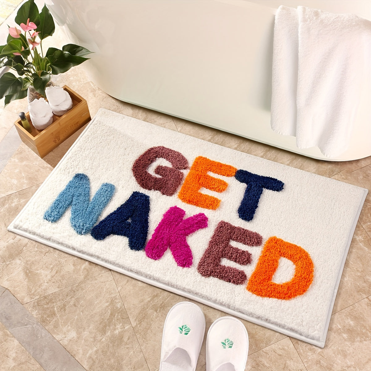 home & garden : Mila | Kleurrijk antislip badkamermat in van Pantino