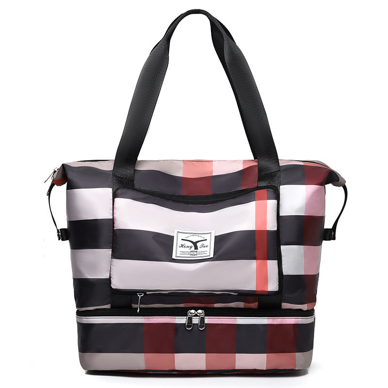 bags : Lana Grote Travel Tas in Kaki van Pantino