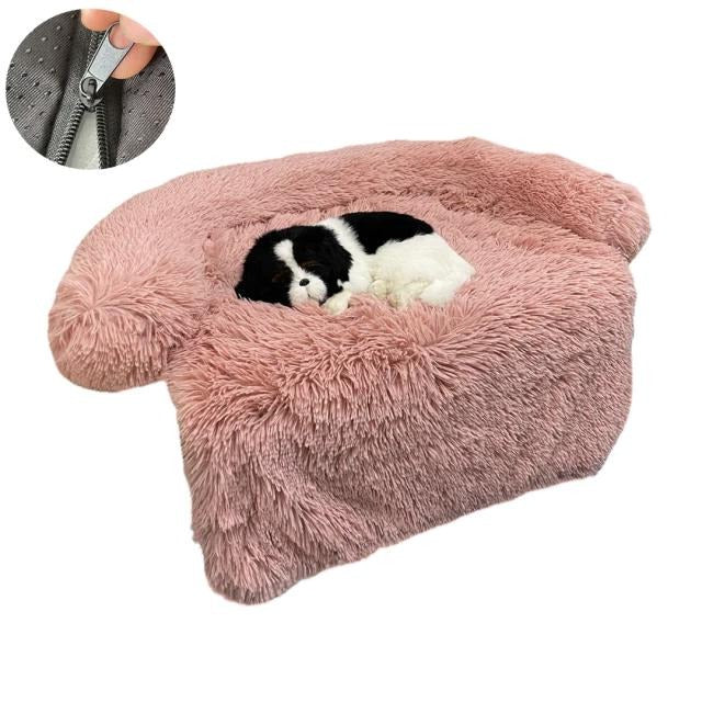 pets : Quishy - Wasbaar Huisdier Sofa Pluche Deken in Roze van Pantino