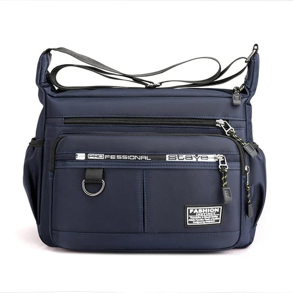 bags : EasyCarry - Grote Capaciteit Crossbody Schoudertas in Blauw van Pantino