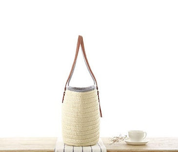 Beach bag : Veala | Geweven casual handtas in van Pantino