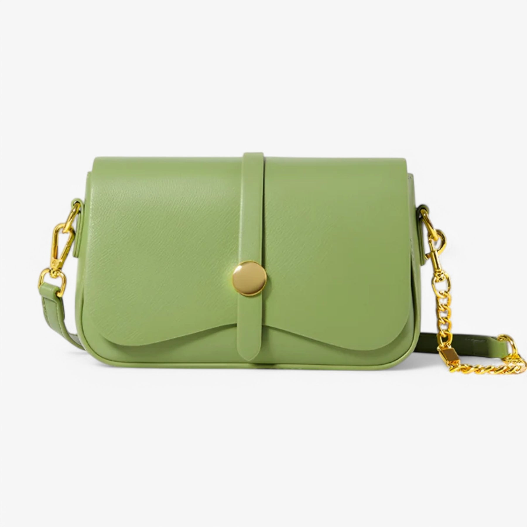 Kenzie | Vegan lederen schoudertas- €25 : Kenzie | Vegan lederen schoudertas in Groen van Pantinoshop
