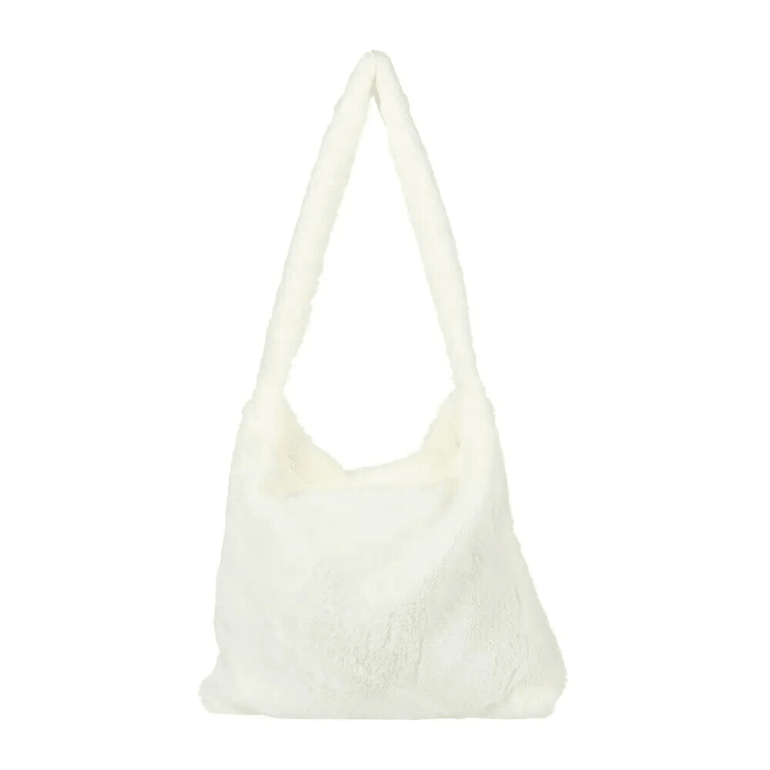 : 1+1 GRATIS | Trendy Pluche Tas in van Pantino