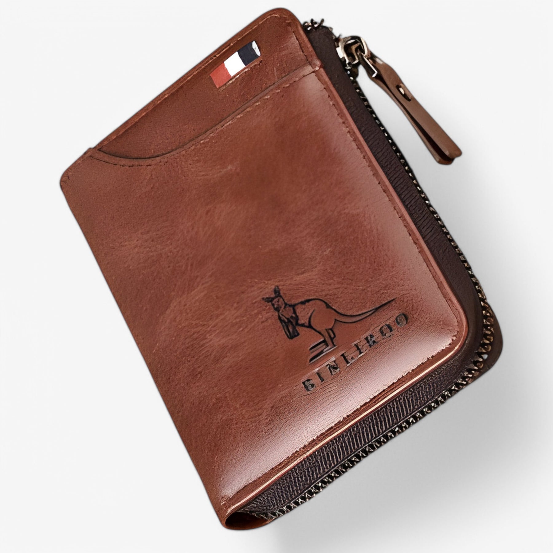 bags : Leather Kangaroo Wallet™ in Bruin van Pantino