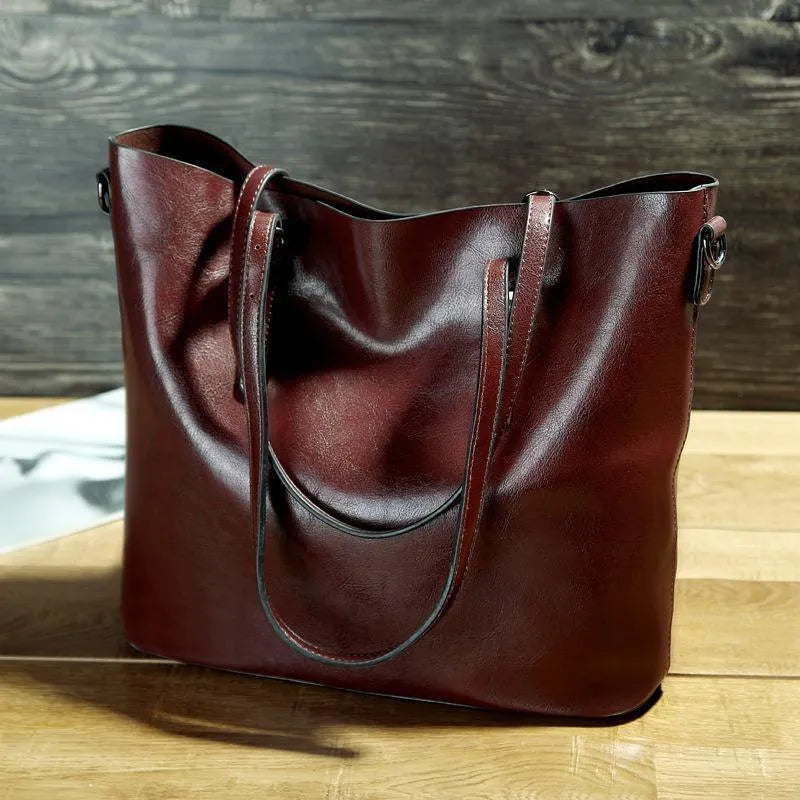 bags : Iris - Casual Retro Schoudertas in Wijn van Pantino
