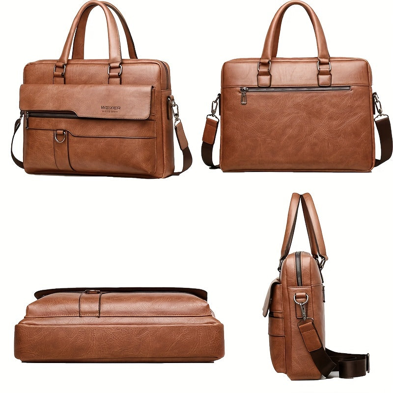 bags : 1 st Herentas Handtas Schoudertas Retro Tas in van Pantino