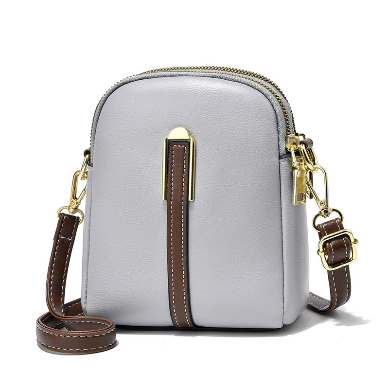 bags : Floren - Mini Crossbody Tas in Grijs van Pantino