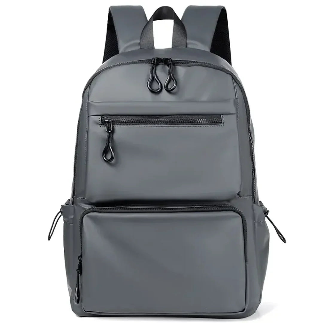 bags : Noor Veelzijdig rugzak - rugzak dames - laptop rugzak in Grijs van Pantino