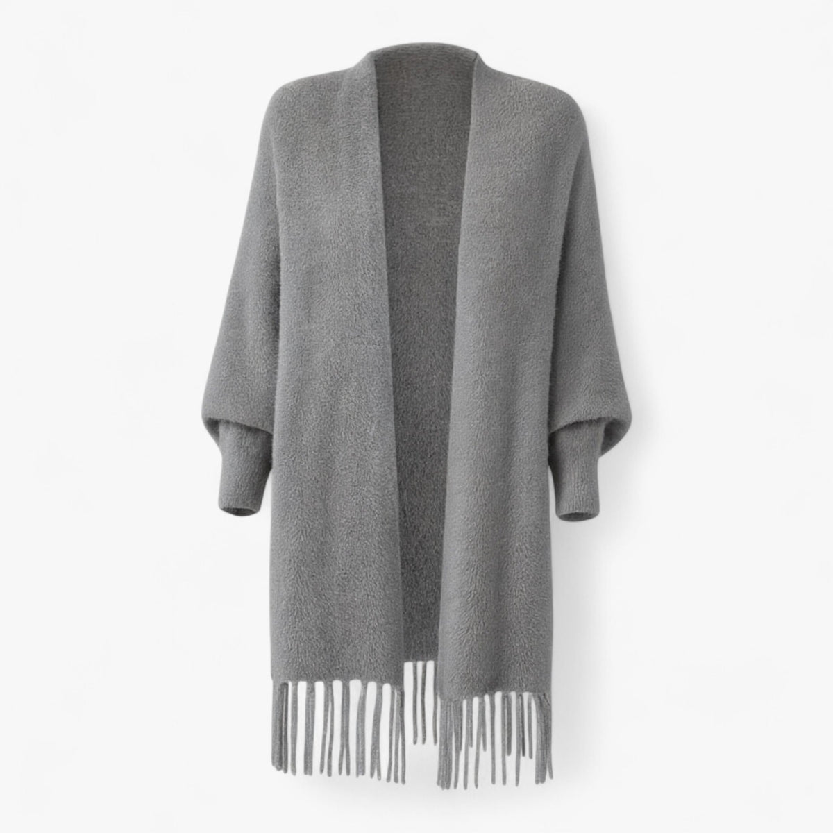 Clothes : Abia | Elegant minimalistisch jasje in Grijs van Pantino