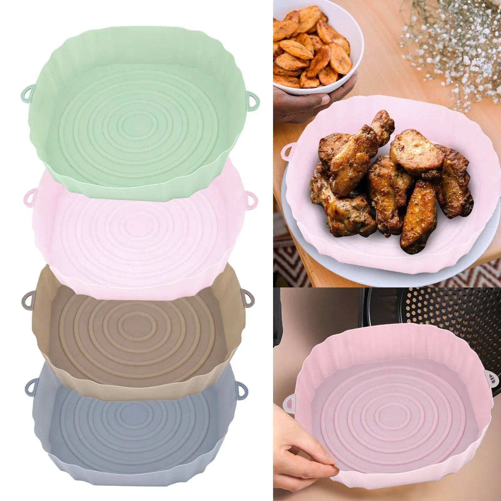 home & garden : Siliconen Airfryer Vorm | Herbruikbaar, multifunctioneel & kan in de vaatwasser! in van Pantino