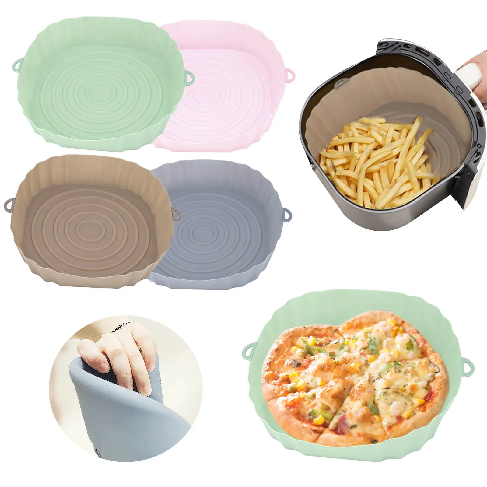 home & garden : Siliconen Airfryer Vorm | Herbruikbaar, multifunctioneel & kan in de vaatwasser! in van Pantino