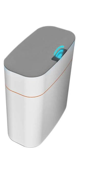 home & garden : Smart Prullenbak 13 L | Met infrarood sensor in Grijs - USB van Pantino