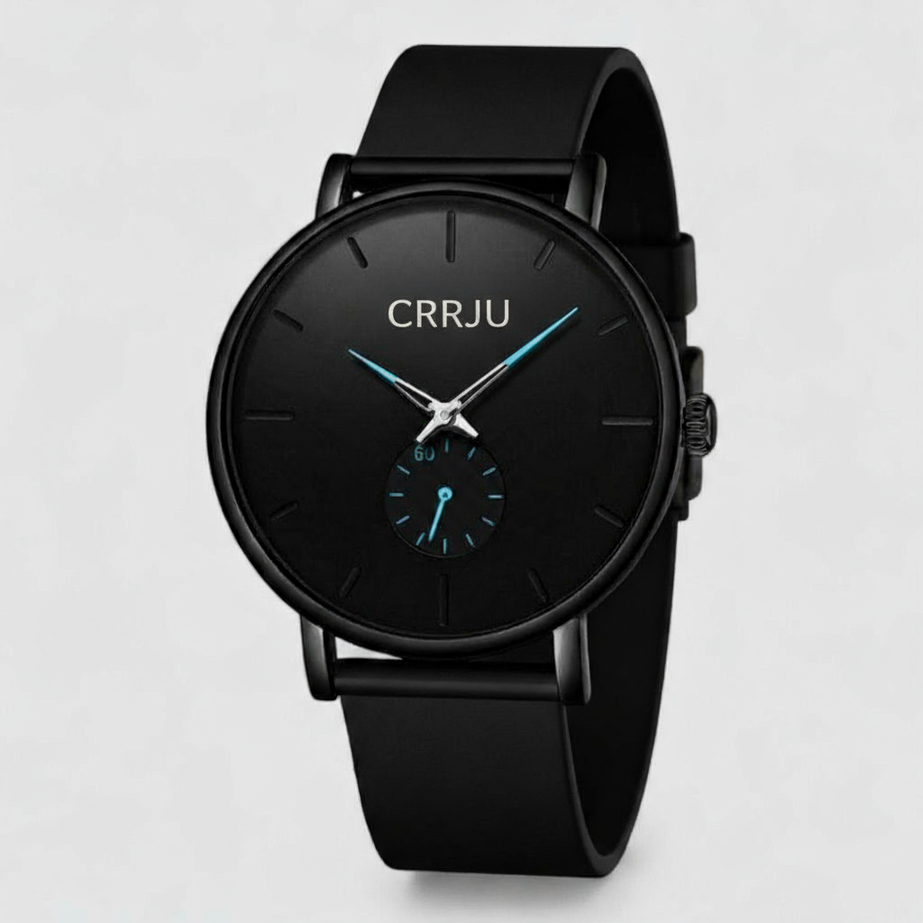 watches : Waterdicht Luxe Quartz Horloge in Zwart Blauw van Pantino