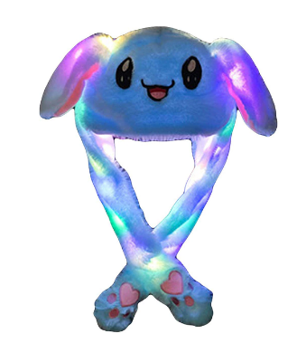 accessories : Moving Bunny Hat™️ in Blauw met licht van Pantino