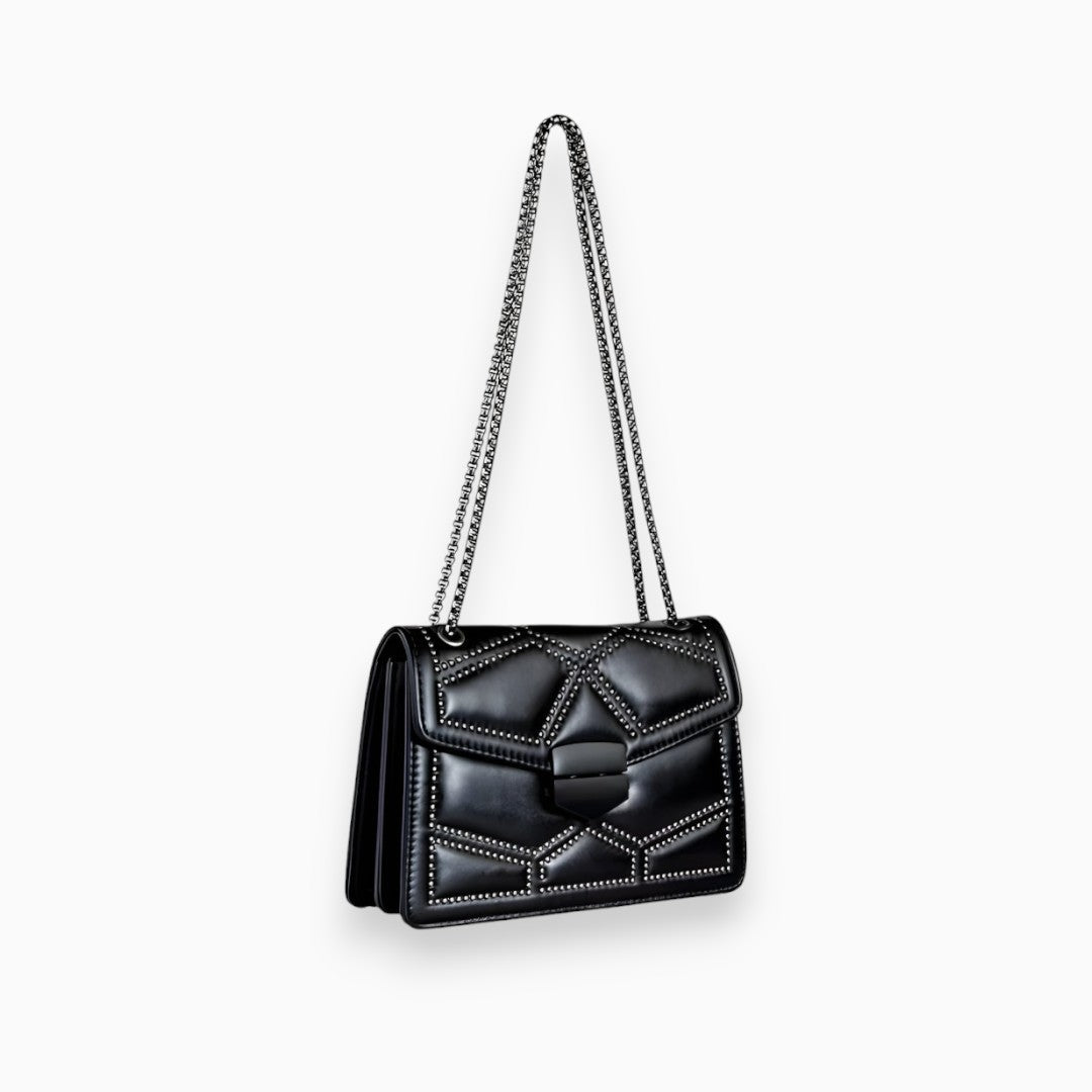 bags : Missa - Stijlvolle schoudertas in Zwart van Pantino