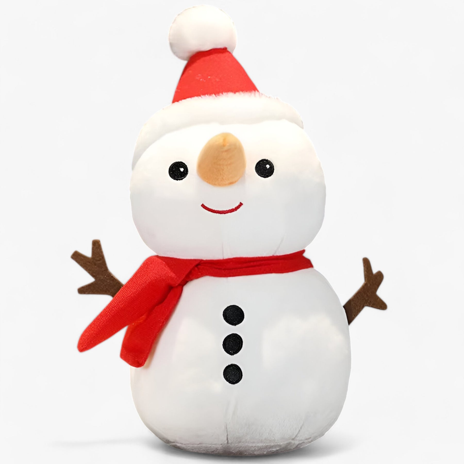 home & garden : Rudolf | Pluche Kerstvrienden Kussen in Sneeuwman van Pantinoshop