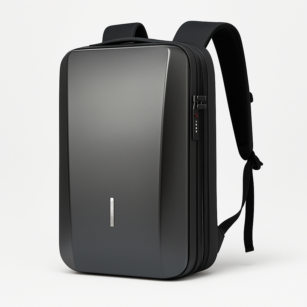 bags : Renzo | Antistatische rugzak in ABS met ingebouwd slot in Grijs van Pantinoshop