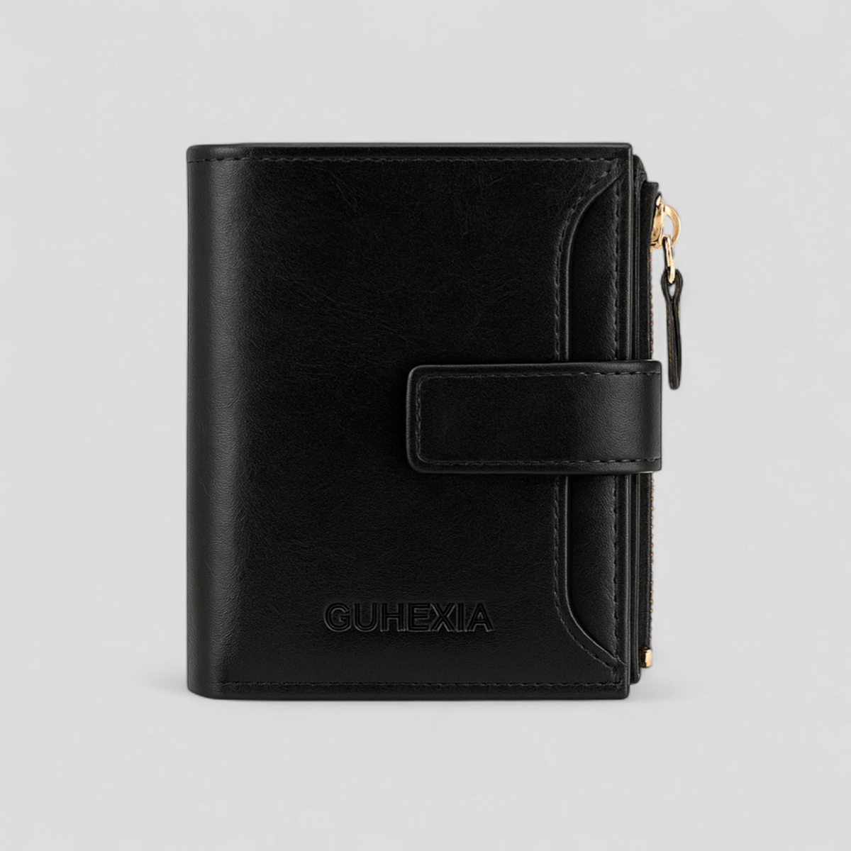 Clara | Damesportemonnee van Leer met RFID-blokkering - Elegantie en Veiligheid- €25 : Clara | Damesportemonnee van Leer met RFID-blokkering - Elegantie en Veiligheid in Zwart van Pantinoshop