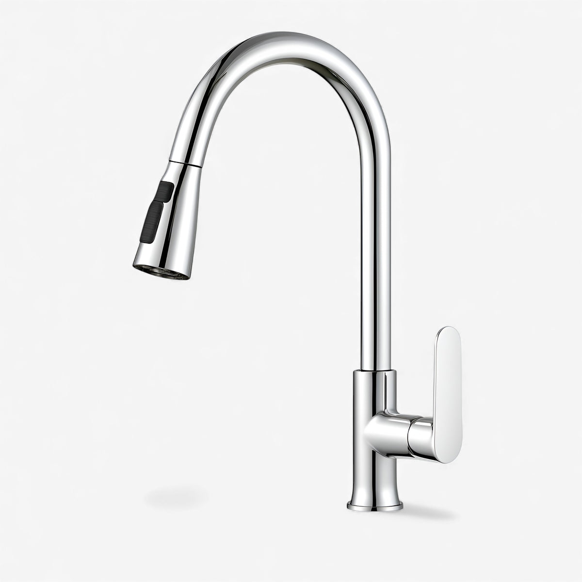 home & garden : Calius - Uittrekbare keukenkraan in Nikkel geborsteld van Pantino