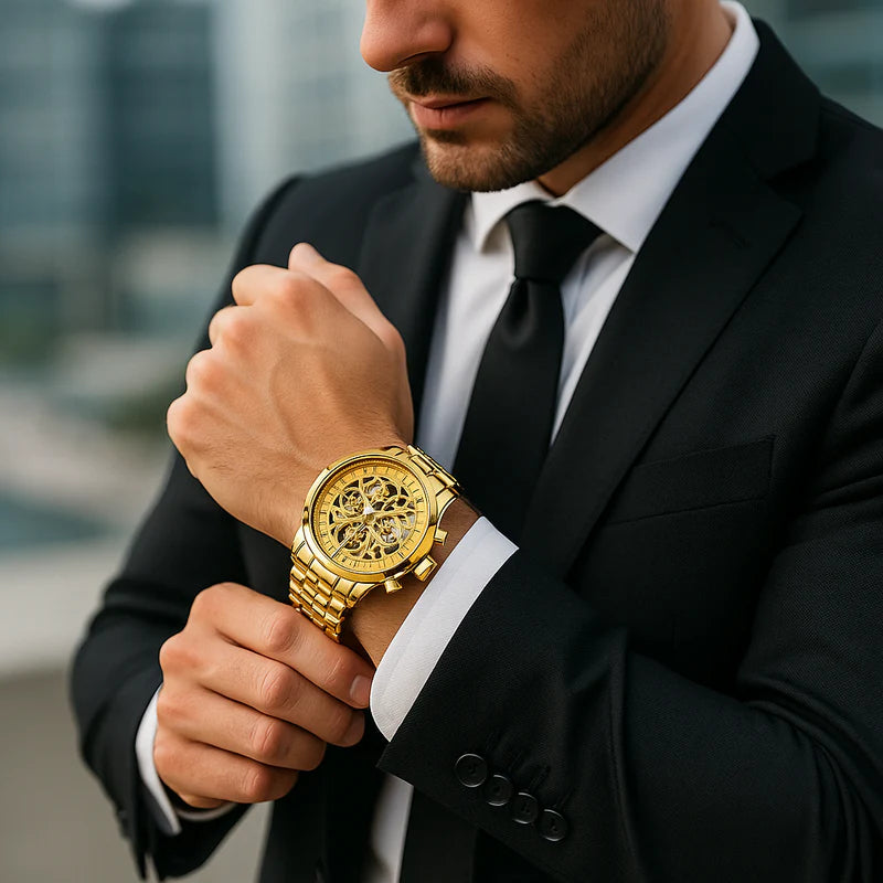 watches : Skeleton Watch | Heren Horloge in van Pantino