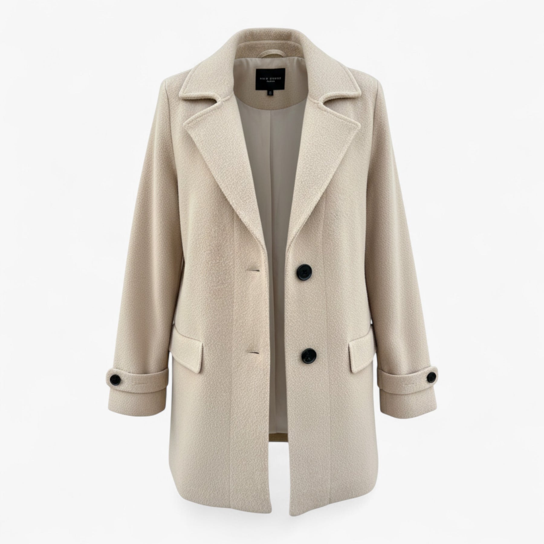 Clothes : Conti | Elegante winterjas voor dames in Khaki van Pantino