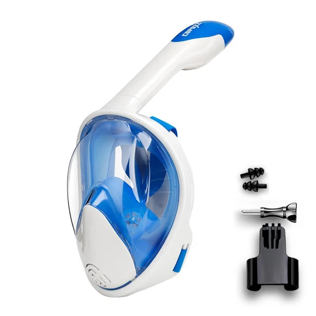 outdoor equipment : Scuba | Snorkelmasker | Onderwater Avonturen Snorkelmasker in Wit blauw van Pantino
