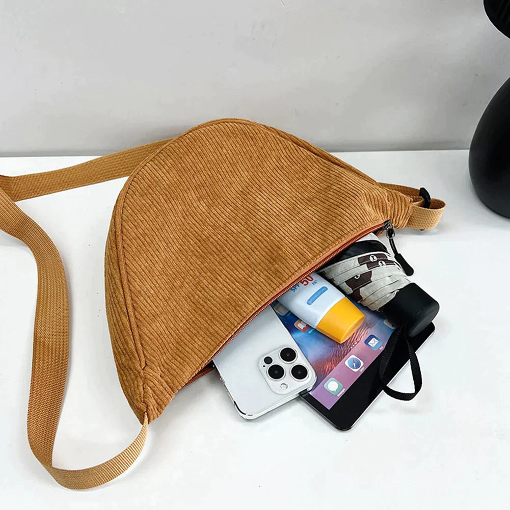 bags : Jianna - Stijlvolle Corduroy Kruisbody Tassen in van Pantino