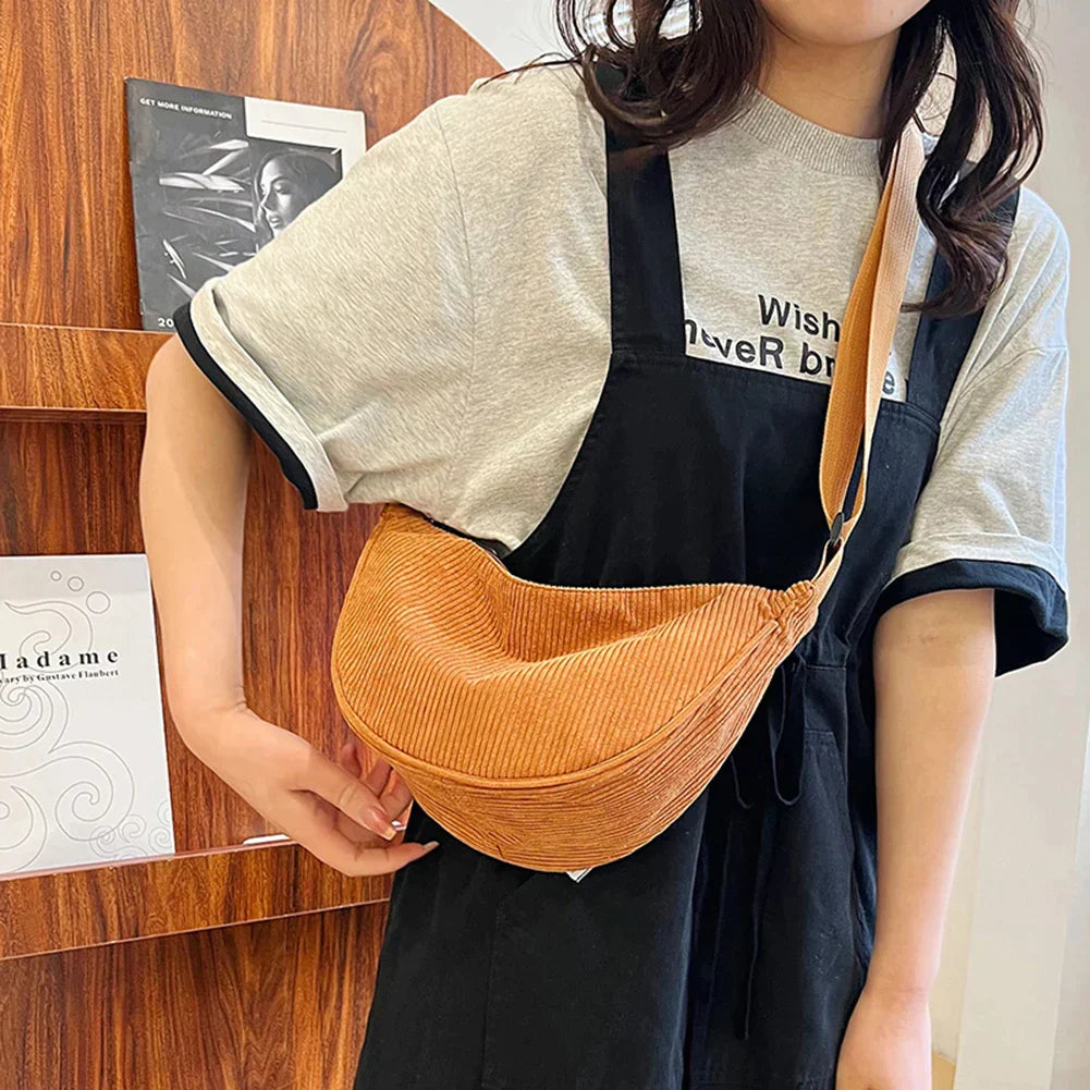 bags : Jianna - Stijlvolle Corduroy Kruisbody Tassen in van Pantino