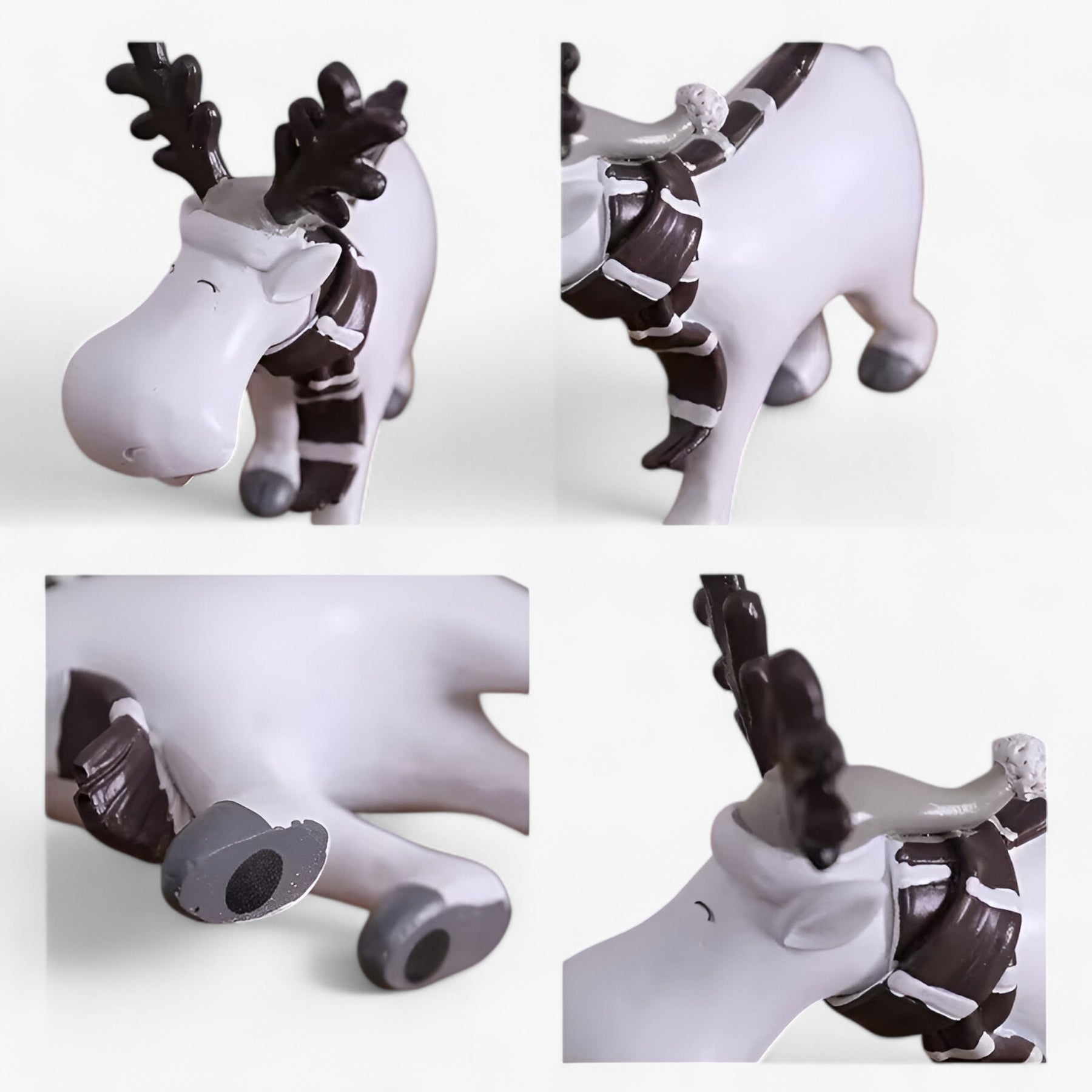 Noor | Elegante Witte Hert Decoratie - €25 : Noor | Elegante Witte Hert Decoratie in van Pantino