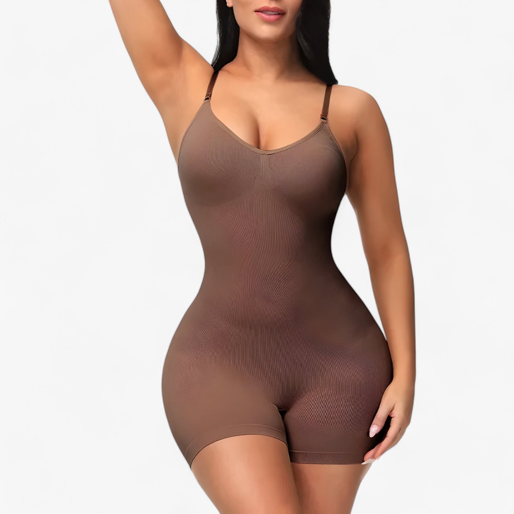 Emma | Afslankpak voor dames - €25 : Emma | Afslankpak voor dames in Bruine kort van Pantinoshop